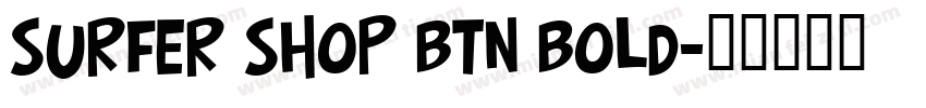 Surfer Shop BTN Bold字体转换